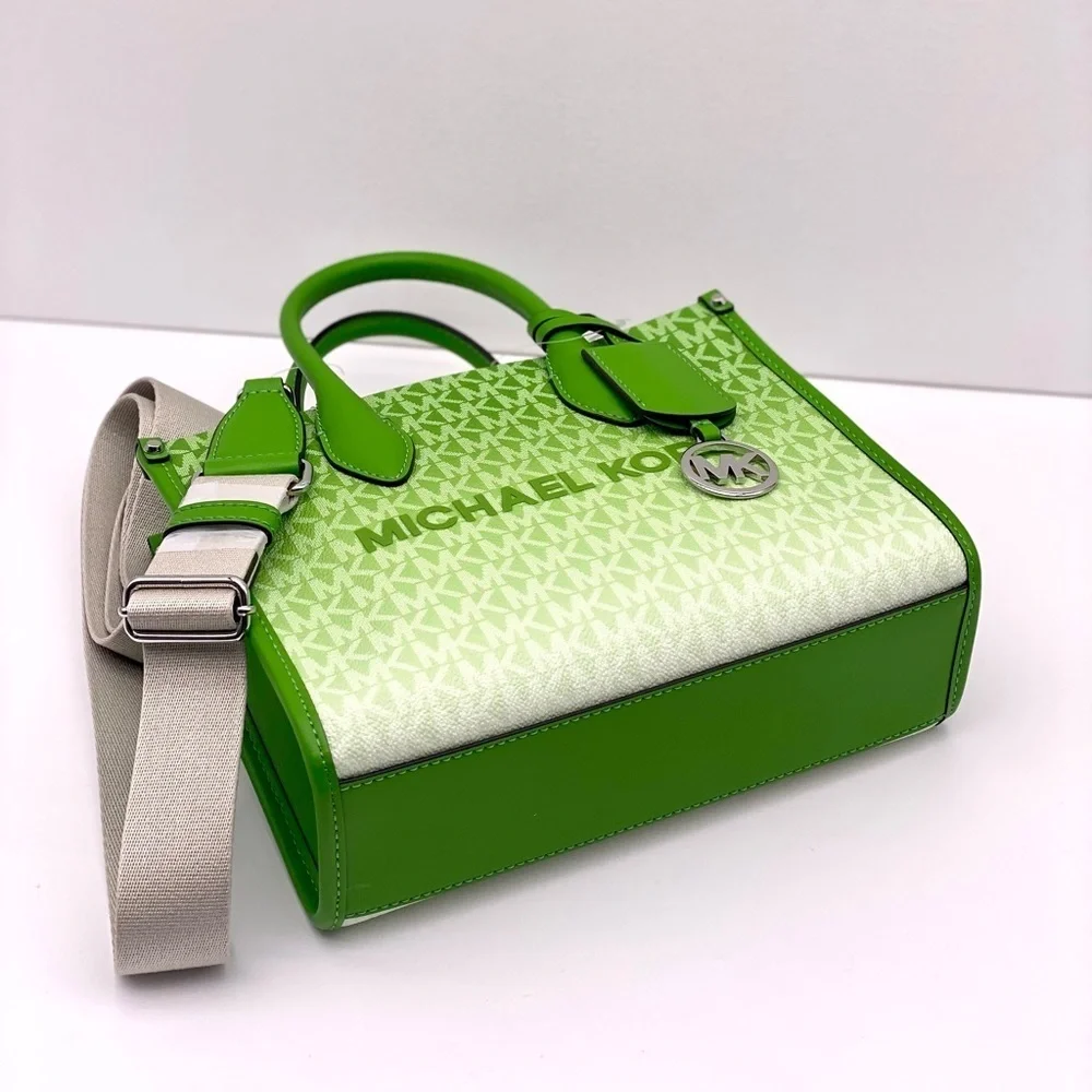 MICHAEL KORS MIRELLA SMALL SHOPPER TOTE CROSSBODY OMBRÉ